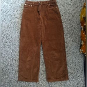 Petal & Pup Straight Leg Crop Corduroy Pants